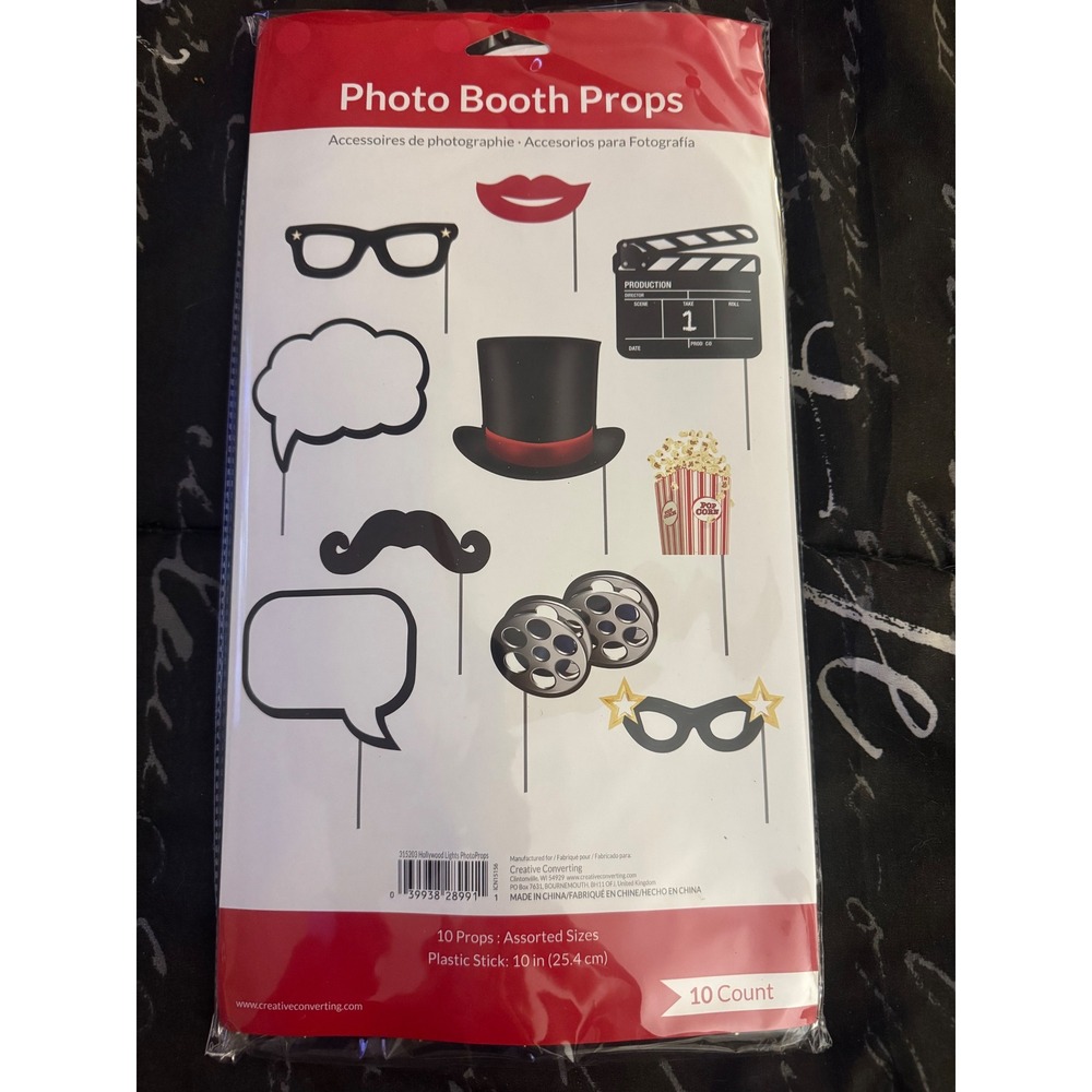 Creative Converting Hollywood Lights Photo Booth Props 10 ct Movie Theme Party
